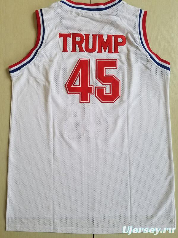 Donald Trump 45 USA Basketball Jersey