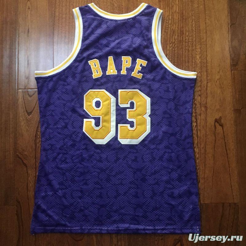 Men's BAPE Blue Retro Classic Team Jersey