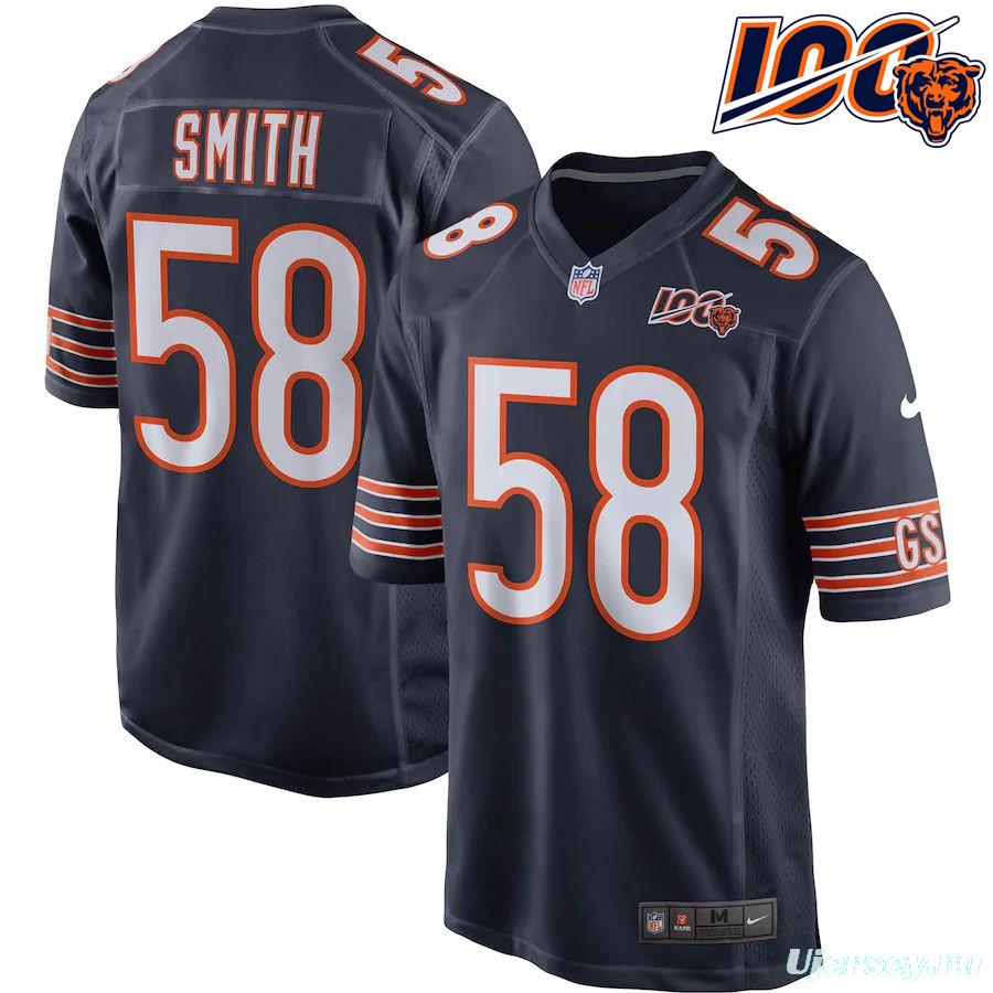 Youth Roquan Smith Navy 100th Season Player Limited Team Jersey