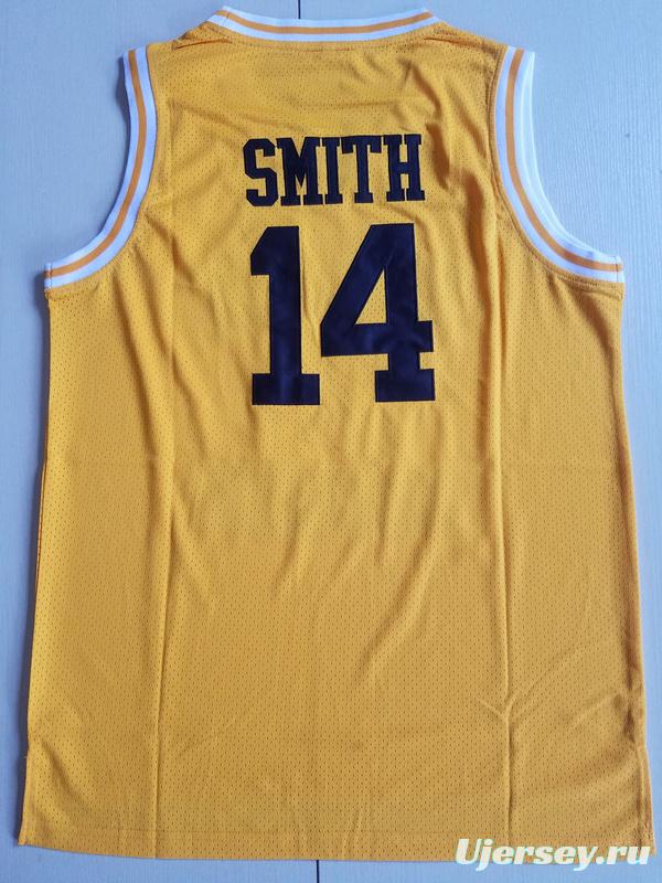 The Fresh Prince of Bel-Air Will Smith Bel-Air Academy Yellow Basketball Jersey