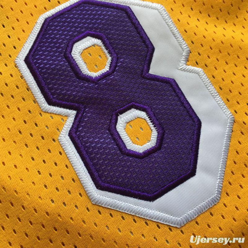 Men's Kobe Bryant Yellow Retro Classic Team Jersey