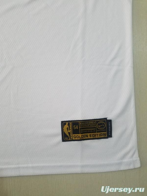 Pascal Siakam 43 White Golden Edition Jersey