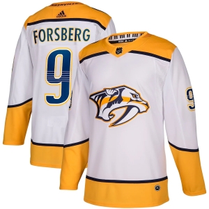 Men's Filip Forsberg White Away Player Team Jersey