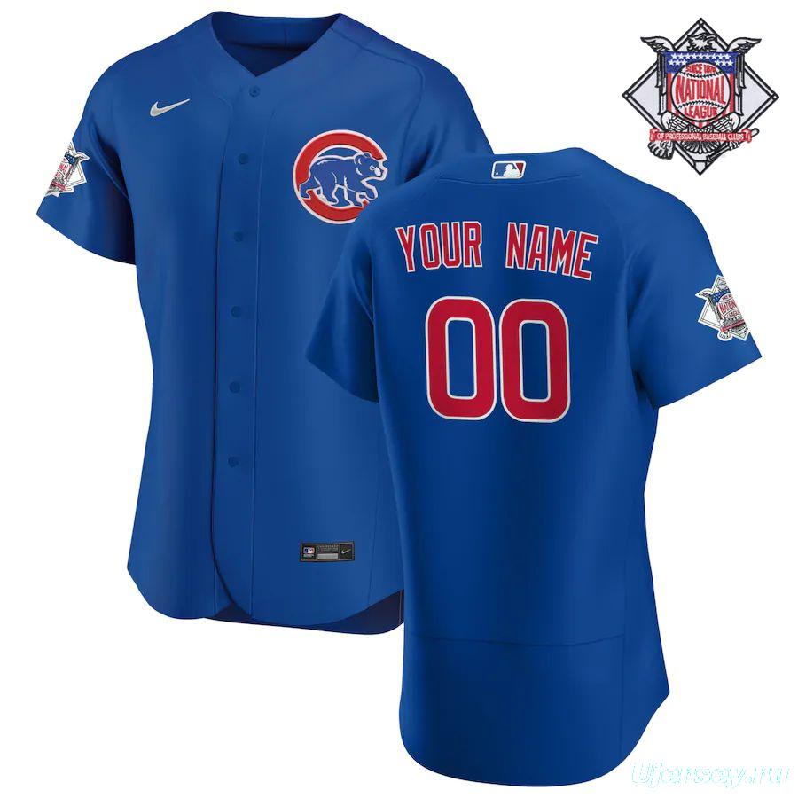 Men's Royal 2020 Alternate Authentic Custom Team Jersey