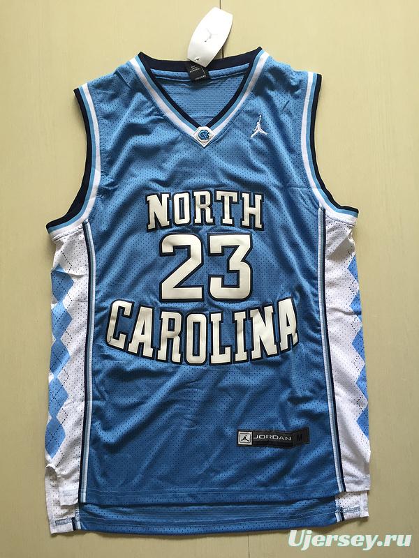 Michael Jordan 23 North Carolina College Basketball Jersey With AJ Logo