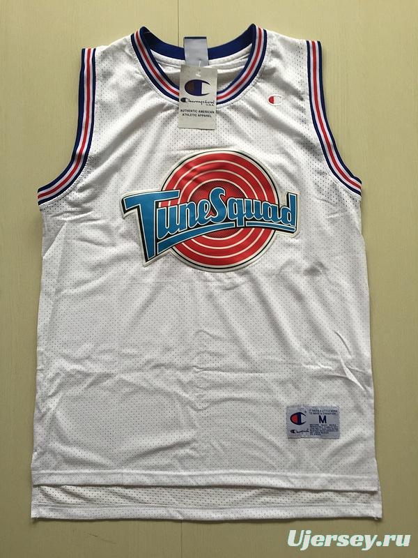 TAZ ！Movie Edition White Basketball Jersey