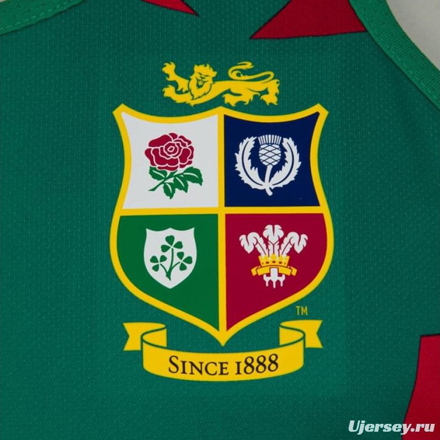 British And Irish Lions 2021 Mens Rugby Singlet - Green