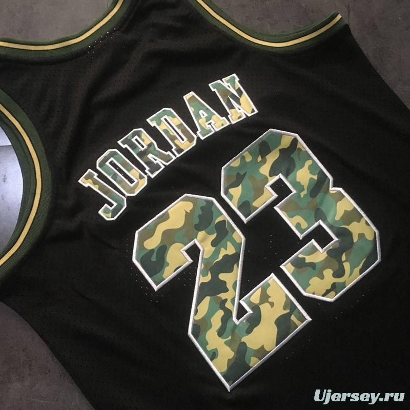 Men's Michael Jordan Black Retro Classic Team Jersey