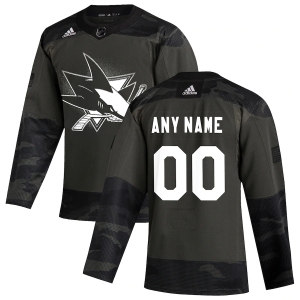 Men's Camo Military Appreciation Custom Practice Team Jersey