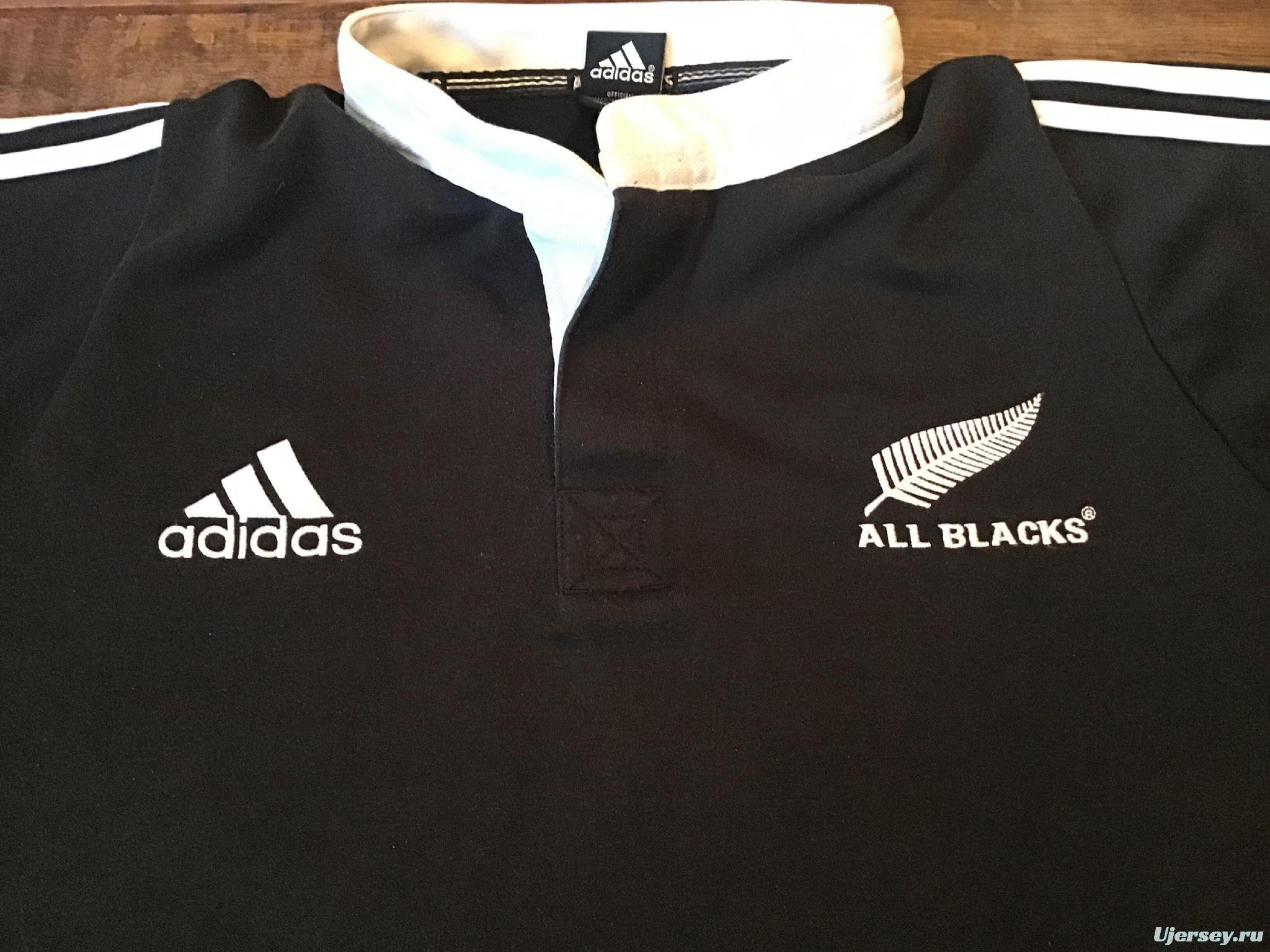 New Zealand 2003-2004 Men's Retro Home Rugby Jersey