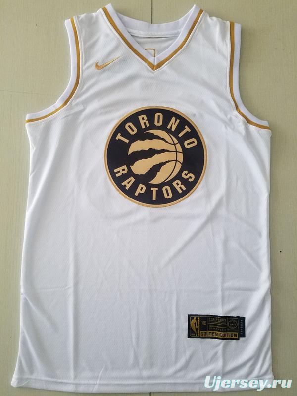 Kyle Lowry 7 White Golden Edition Jersey