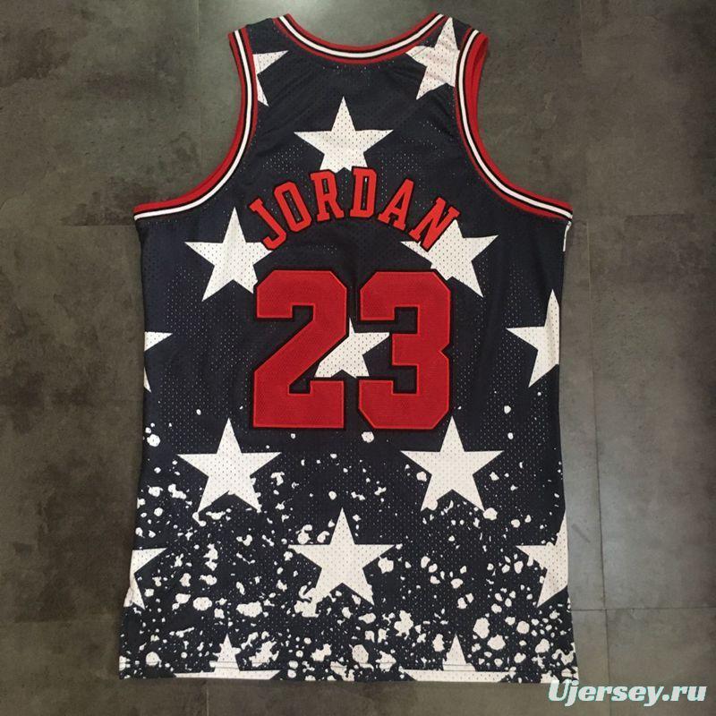 Men's Michael Jordan Black Retro Classic Team Jersey