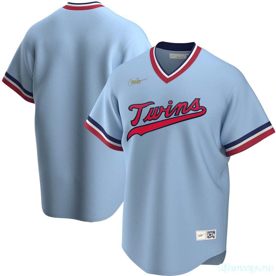 Youth Light Blue Road Cooperstown Collection Team Jersey