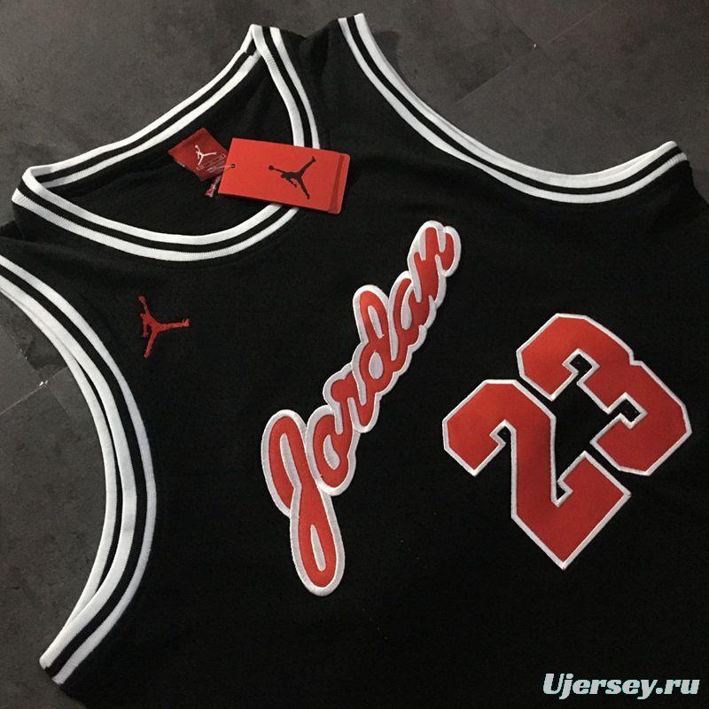 Men's Michael Jordan Black Retro Classic Team Jersey