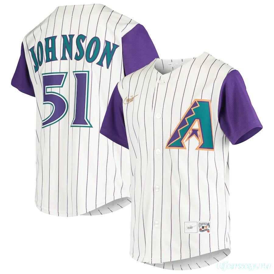 Youth Randy Johnson Cream Alternate Cooperstown Collection Player Team Jersey