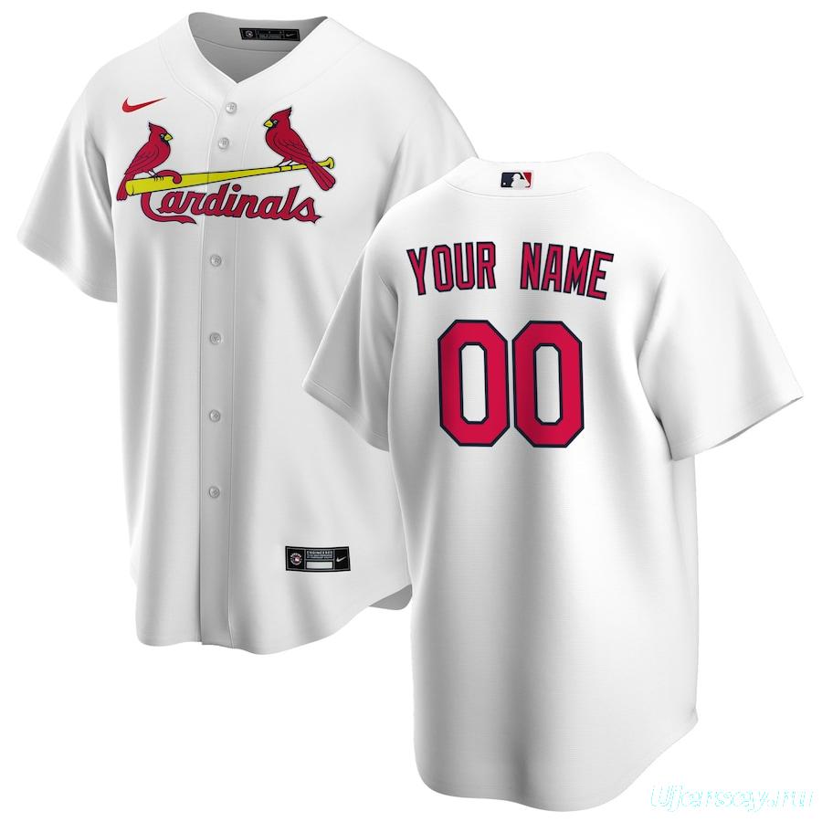 Youth White 2020 Home Custom Team Jersey