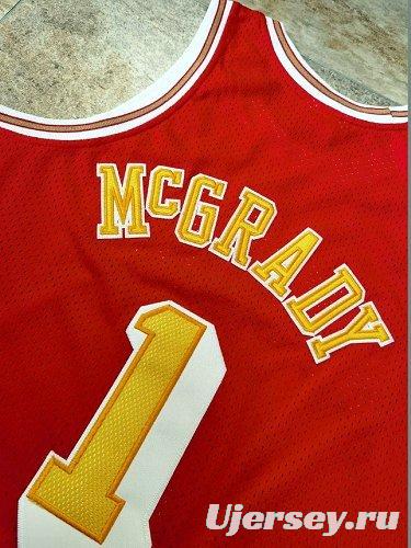 Men's Tracy McGrady Red Retro Classic Team Jersey