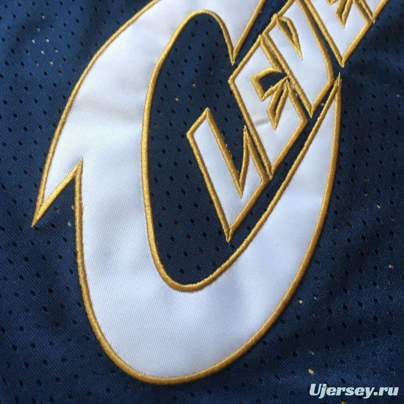 Men's LeBron James Navy Blue Retro Classic Team Jersey