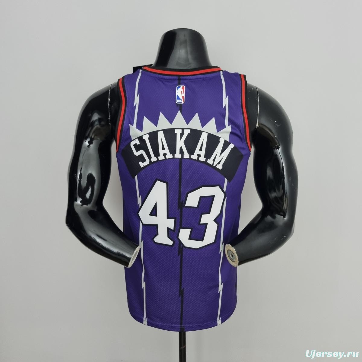 Toronto Raptors SIAKAM #43 Purple NBA Jersey