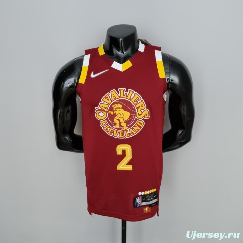 2022 Cleveland Cavaliers Irving#2 Urban Edition Red NBA Jersey