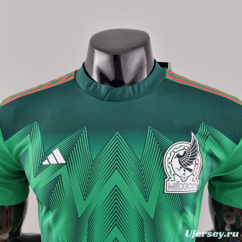 Player Version 2022 Mexico Home Soccer Jersey