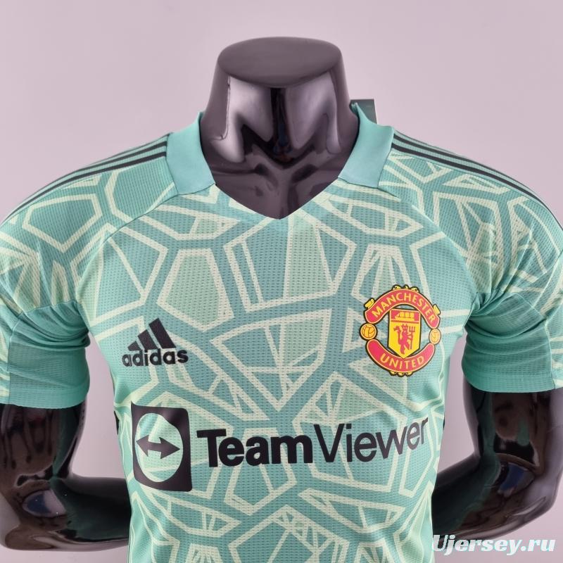 Player Version 22/23 Manchester United Green Goalkeeper