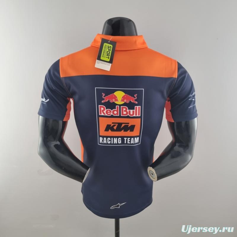 2022 F1 Formula One; KTM Polo Blue Orange