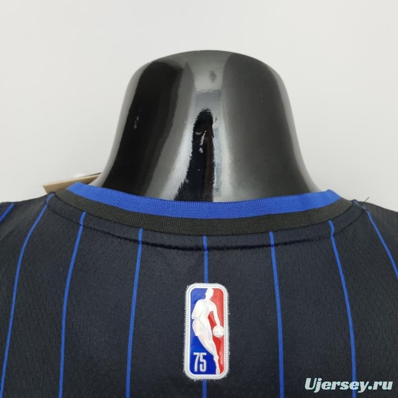75th Anniversary Fultz#20 Orlando Magic Black NBA Jersey
