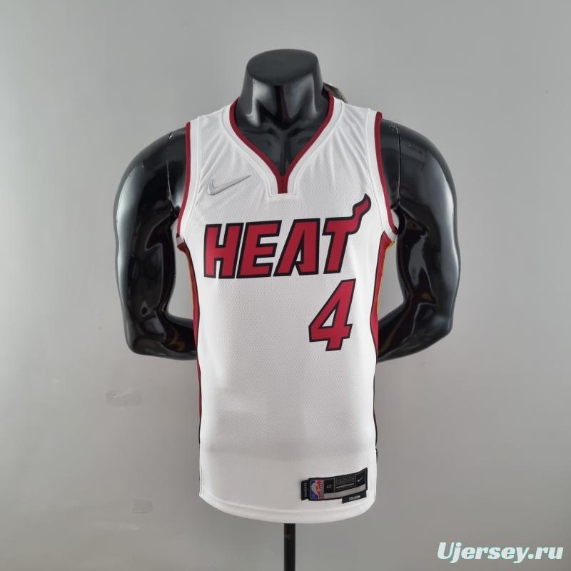 75th Anniversary Miami Heat OLADIPO#4 White NBA Jersey