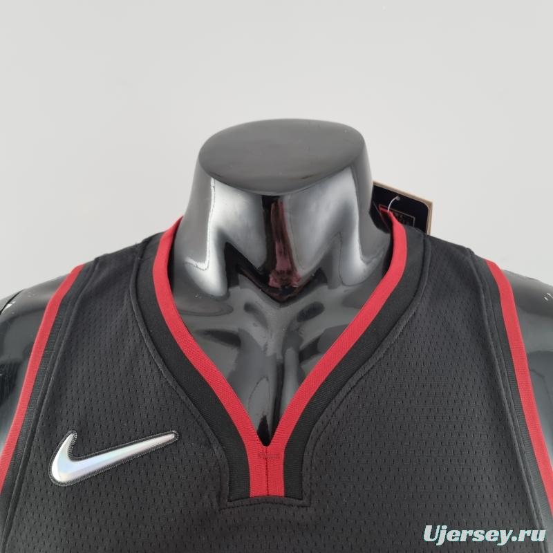 75th Anniversary Miami Heat HERRO#14 Black NBA Jersey