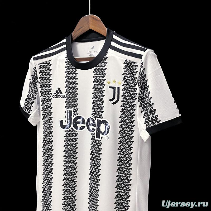 22/23 Juventus Home  Soccer Jersey