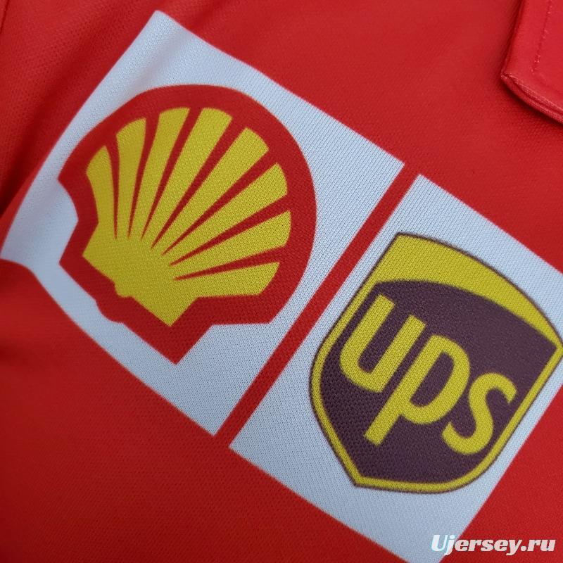 F1 Formula One; Ferrari Racing Suit Polo Red 