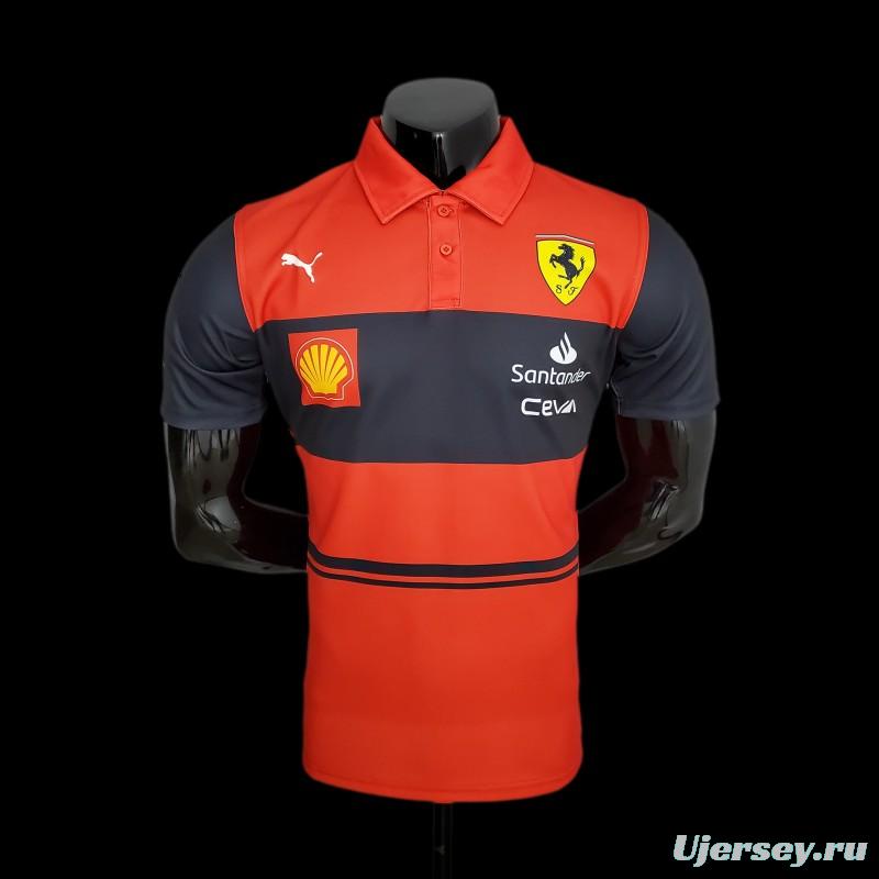 New F1 Formula One; Ferrari Racing Suit Polo Red 