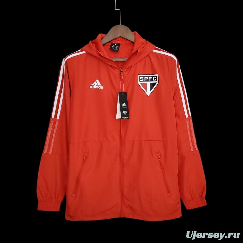 2022 Sao Paulo Windbreaker Red 