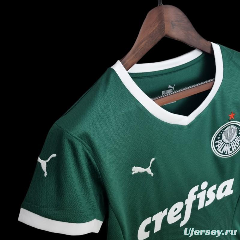 22/23 Palmeiras Woman Home  Soccer Jersey