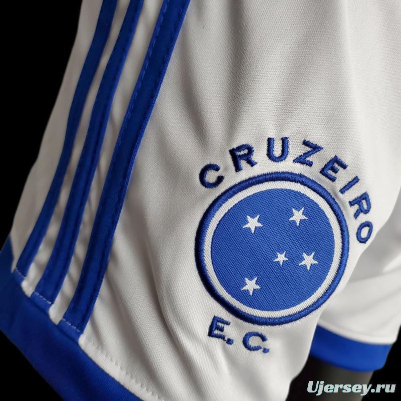 22/23 Cruzeiro Home Kids Size 16-28 Soccer Jersey