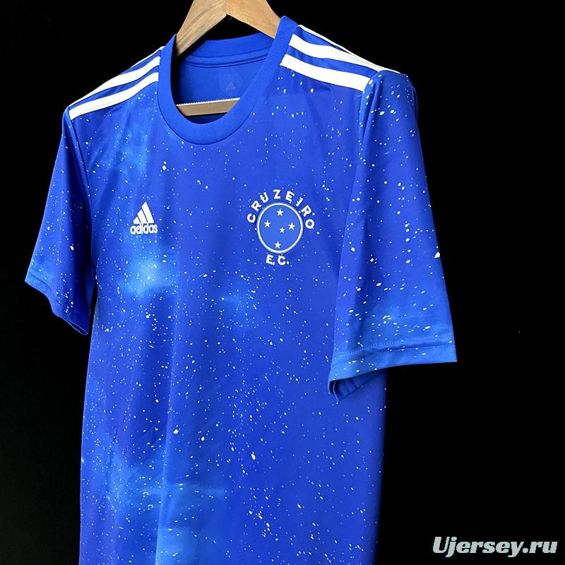 22/23 Cruzeiro Home Soccer Jersey