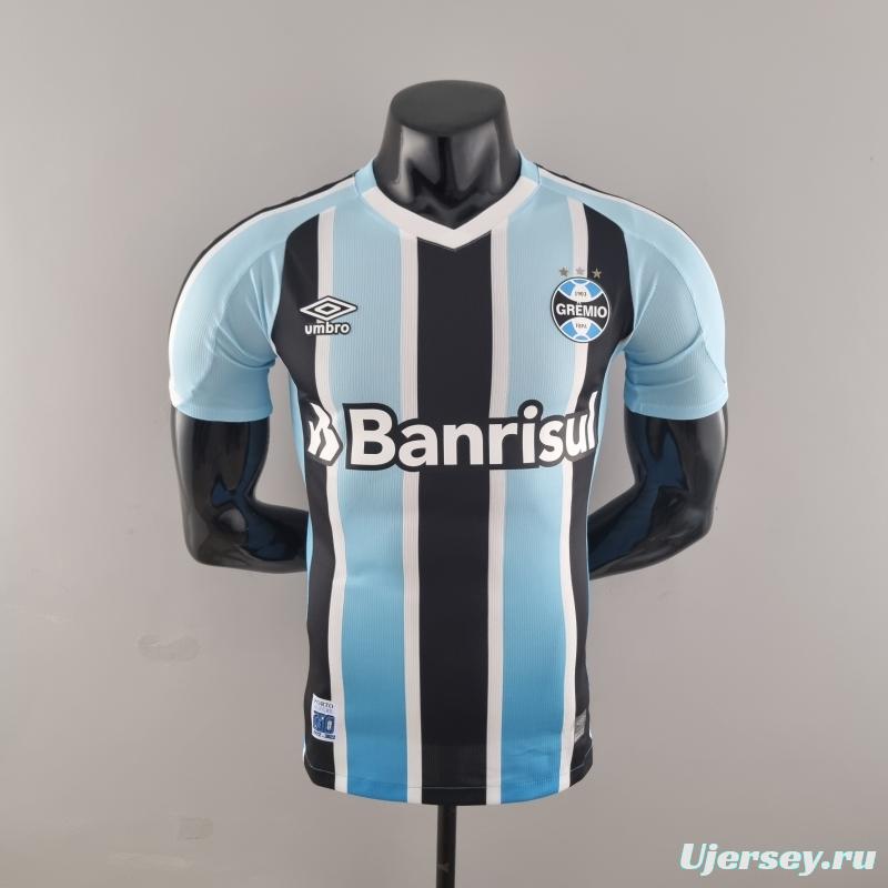 Player Version 22/23 Gremio Home  Soccer Jersey