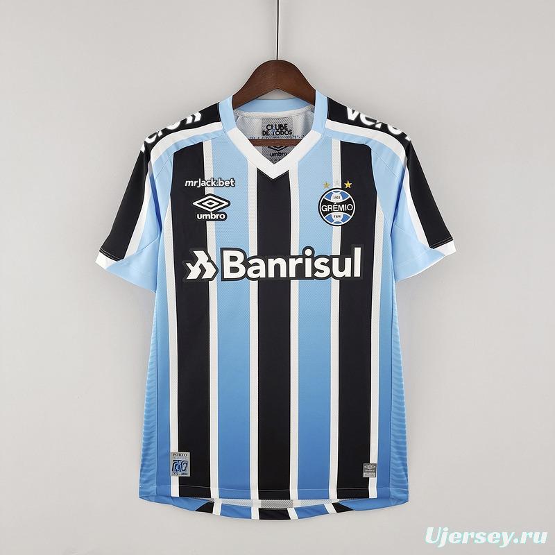 22/23 All Sponsors Gremio Home  Soccer Jersey