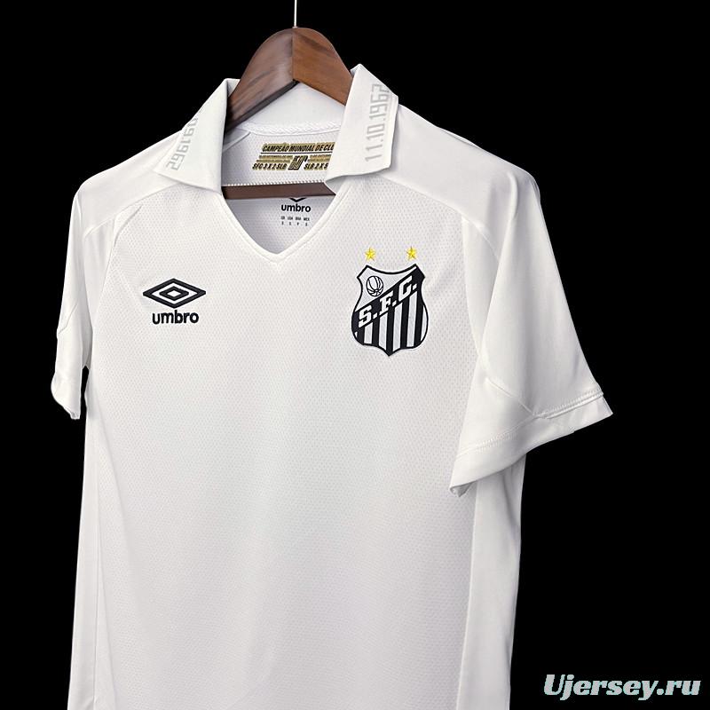 22/23 Santos Home  Soccer Jersey