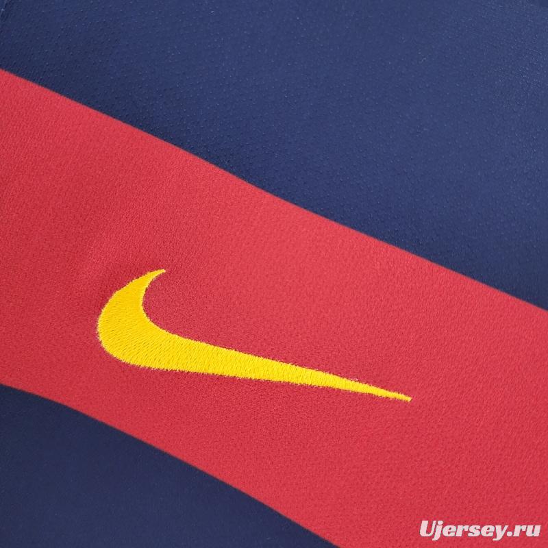 Retro 15/16 Barcelona Home  Soccer Jersey