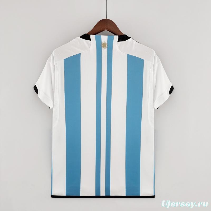 2022 Argentina Home Soccer Jersey