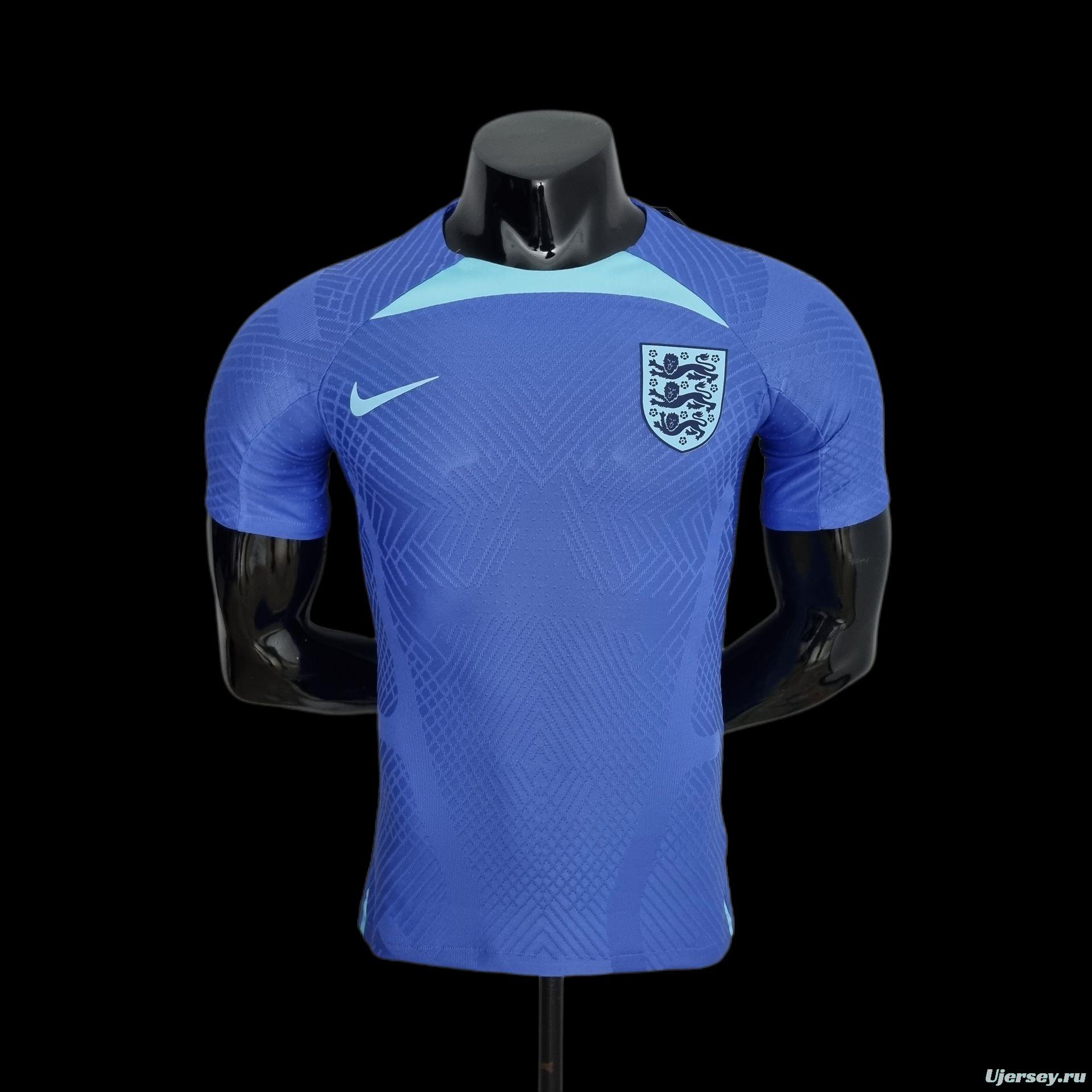 Player Version 2022 England Training Jersey Blue