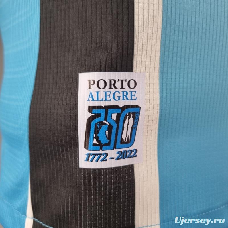 Player Version 22/23 Gremio Home Soccer Jersey