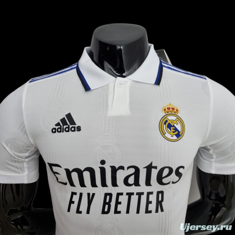 Player Version 22/23 Real Madrid Home Soccer Jersey