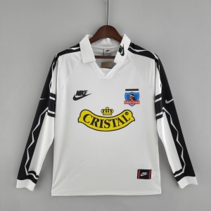 Retro 1995 Long Sleeve Colo Colo Home Soccer Jersey