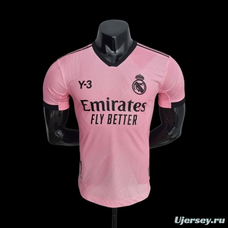 Player Version 2022 Real Madrid Y3 Edition Pink