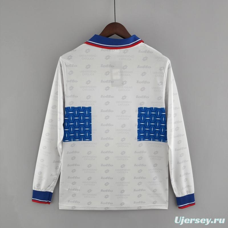 Retro 1996 Long Sleeve Deportivo Universidad Católica Third Away Soccer Jersey