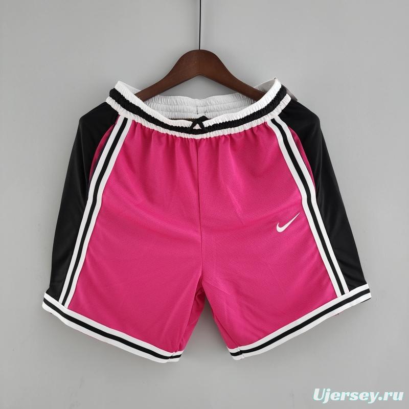 2022 Miami HeatNBA US Training Shorts Pink Black