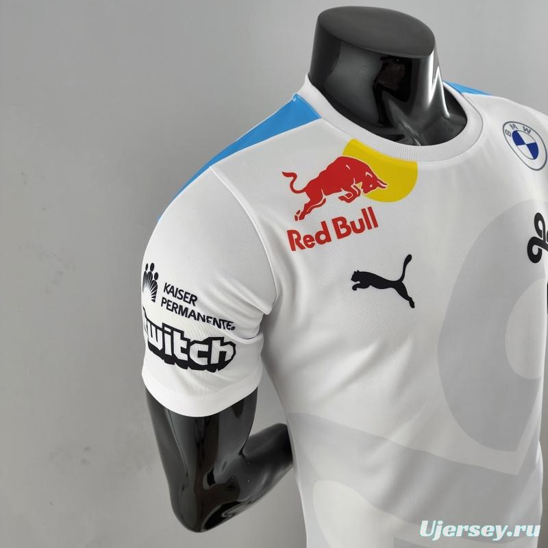 2022 F1 Red Bull /Bwm White T-shirts #0008